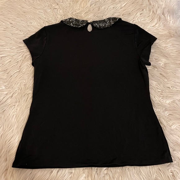 Sequin | Peter Pan collar | Layering tee - Picture 9 of 11